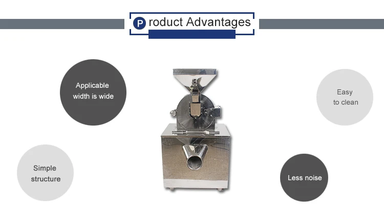 sugar powder pulverizer machine Pulverizer grinder machine foods and spices crushing machine foodstuff powder flour mill