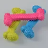 TPR pet products dog toy bone shape chew barbell dog toy