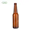 Customized reusable empty glass 330ml black beer bottle weight