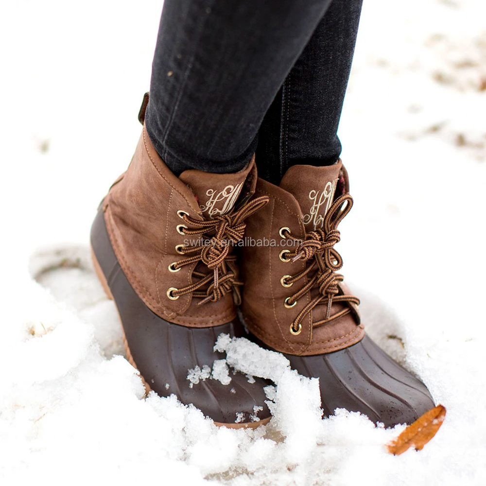personalized duck boots