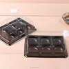 HOT-sale disposable food grade materials Fried glutinous pudding trays, with lid packing containers