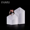 Wholesale factory custom matte organic glass jewelry shop counter show case frosted acrylic ring display