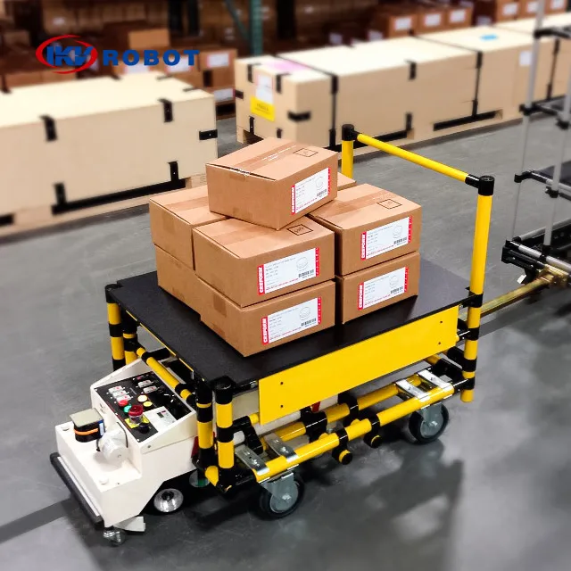 company reports from impletmenting AGV robots