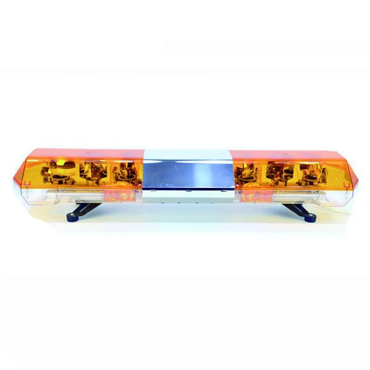 12v Vehicle Roof Halogen Rotating Amber Halogen Light Bar For Tow Truck