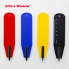 Wisdom Office bullet bookmark ball pen with custom logo print flat bookmark pen Plastic promotional flat bookmark pen with ruler