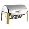 Professional Chafing Dishes - 6 L, Stainless Steel Cover, Mechanical Hinge, RT723