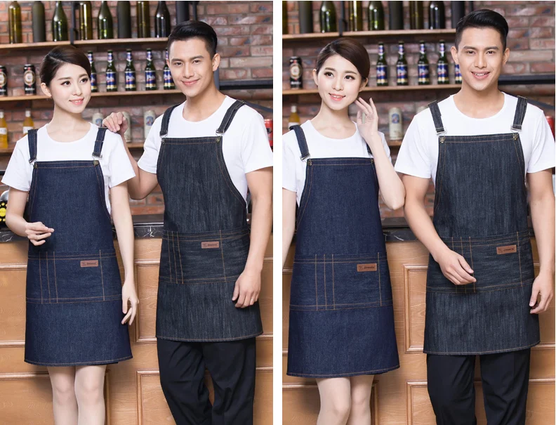 New Design Coffee Bar Waiter/waitress Uniforms Fashion Restaurant Work ...