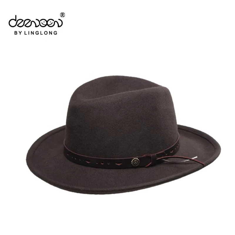 australian felt hat with a wide brim