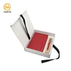 Luxury custom PU antique red leather cover notebook journal and pen gift set