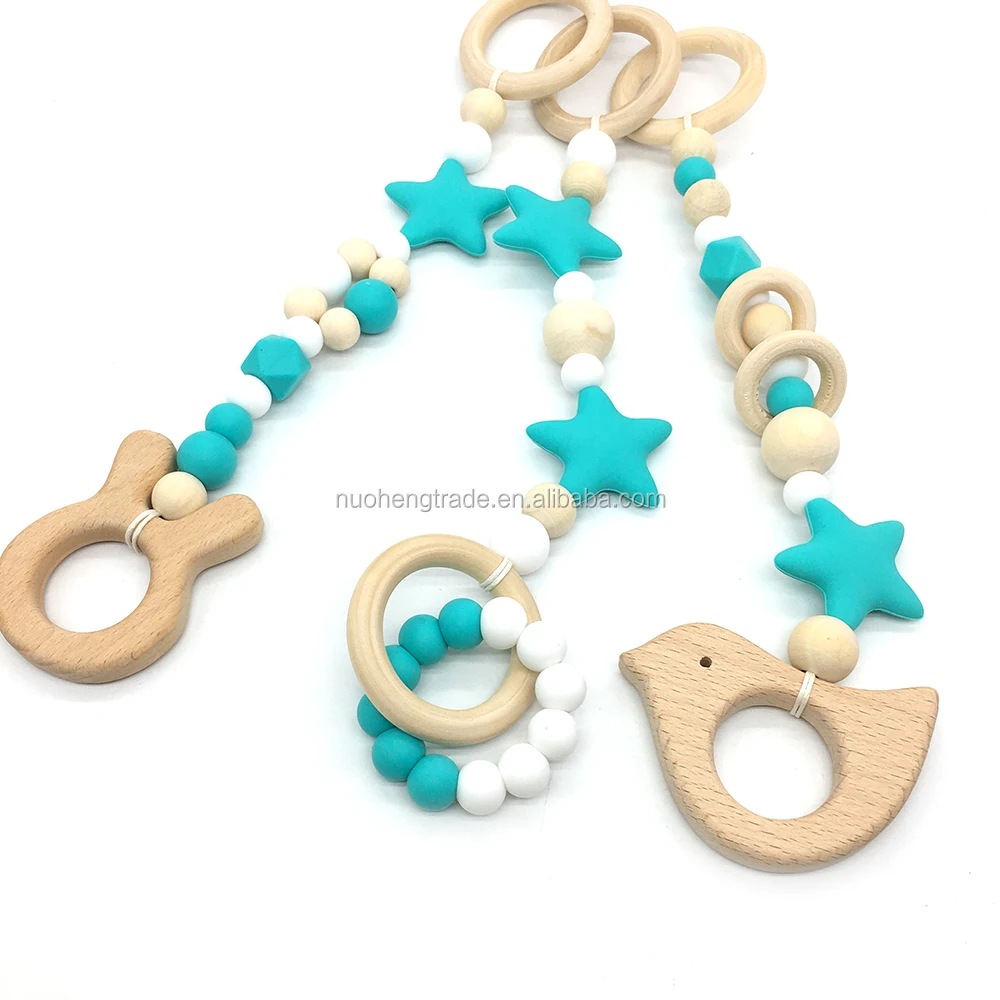 silicone teething beads