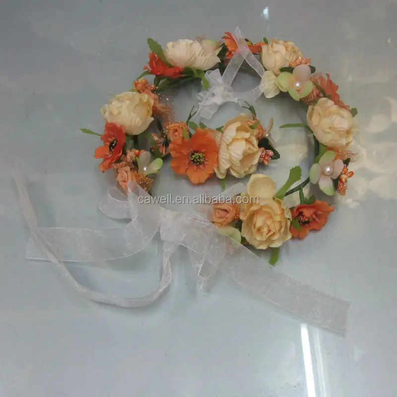 Wedding Bridal Daisy Crown Headband Artificial Flower Crown Buy