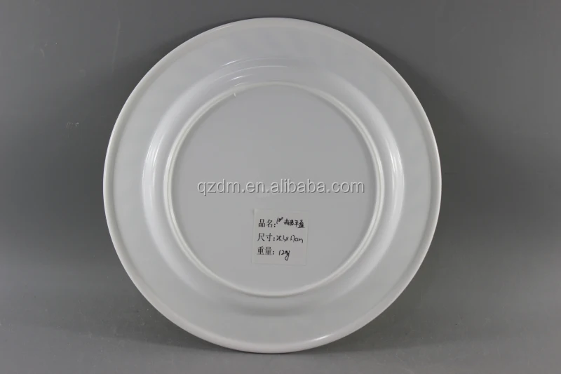 Melamine Wave Dinner Plate Plastic Ripple Serving Plate