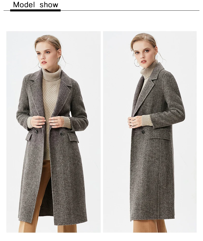Fashion 20% Wool 80% Chemical Fiber Herringbone Tweed Fabric For Suit ...