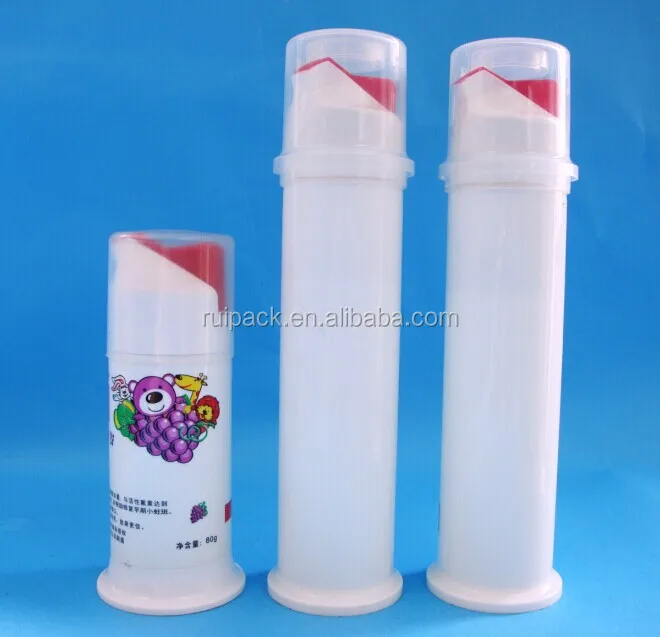 15ml 30ml Airless Toothpaste Bottle Buy Plastic Airless Toothpaste