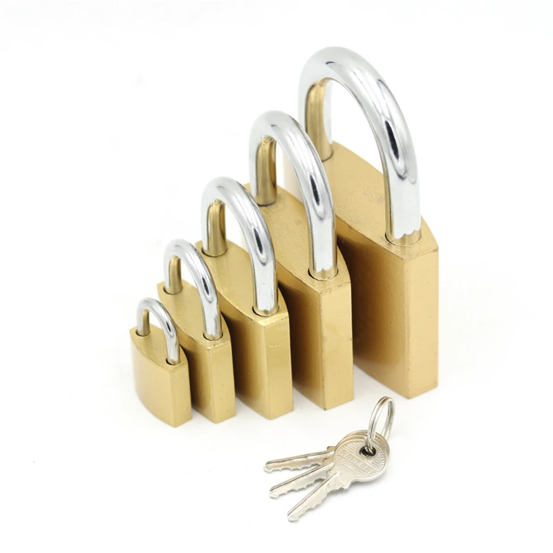 
Yiwu Supplier Cheap Imitate Brass Padlock Size 20-25-32-38-50-63-75mm 