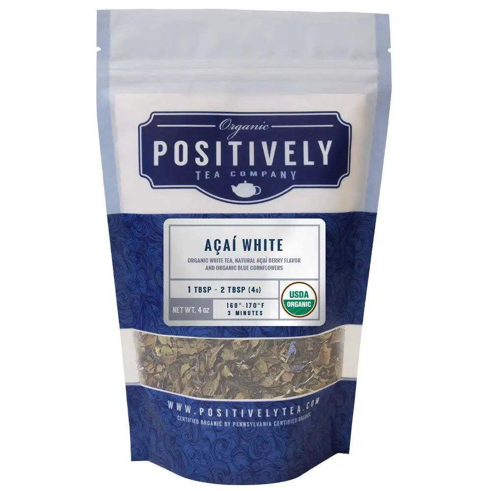 Buy Organic Açaí White Tea, Loose Leaf White Tea, 4 Ounce