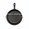High quality cast iron round griddle grill pan cast iron cookware