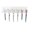 Wall Mounted Acrylic Scissor Holder Clear Plastic Scissor Display Stand Shear Organizers