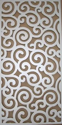 Fashionable Mdf Decorative Panels Grille Board For Interior Decor