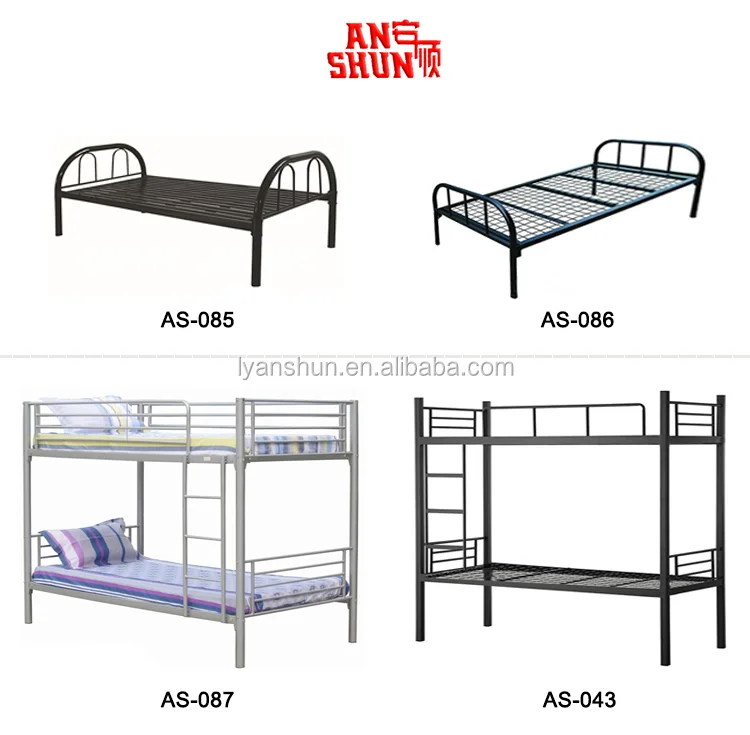 Colorful kids furniture cheap triple bunk bed