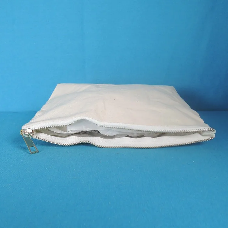 Natural Plain Canvas Zipper Pouch Buy Natural Plain Canvas Zipper