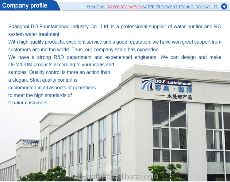 water flow restrictor purified water filling machine Reserve Osmosis membrane price