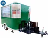 Two floor mobile BBQ van restaurant / dining hall on street on promotion