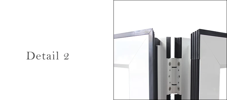 Long 4 panel aluminum bifold folding windows