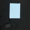 square el brightness backlight multi color A4 white EL panel sheet