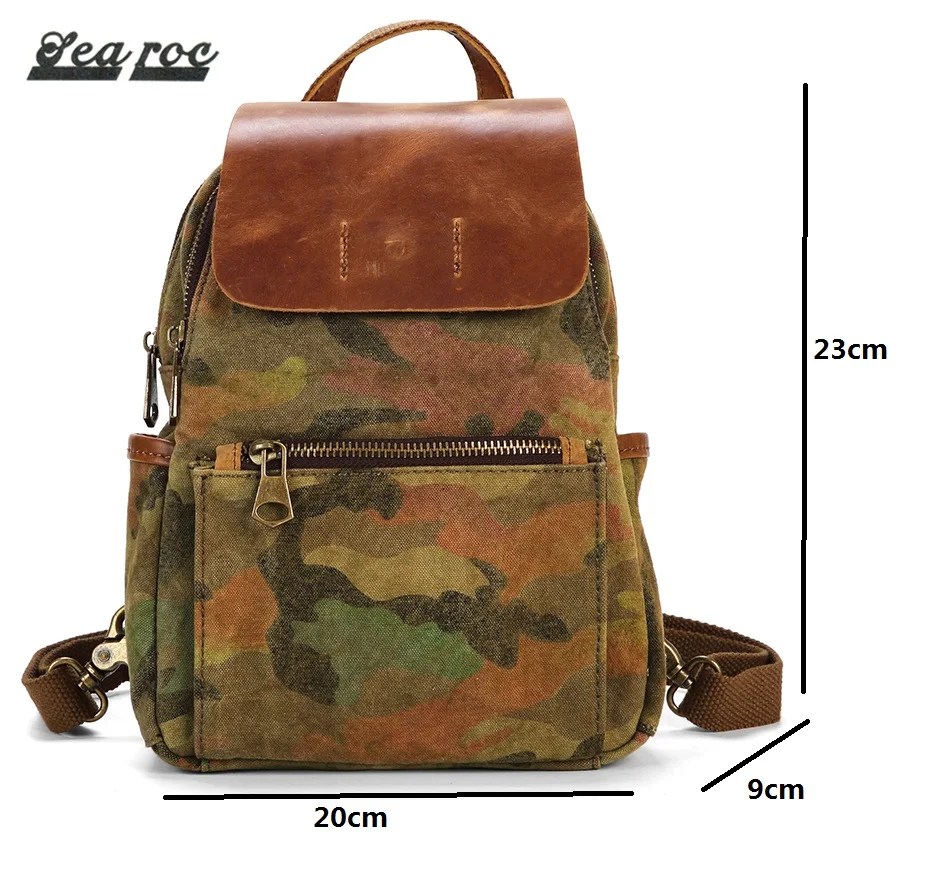 camo girls backpack