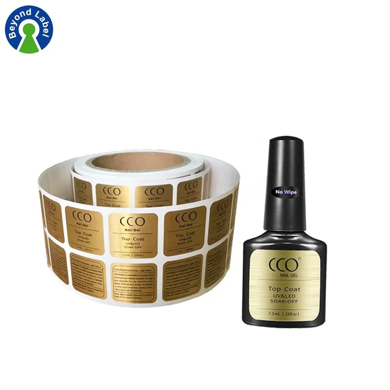 Cheap Waterproof Nail Polish Bottle Labels,Custom Nail Polish Bottle