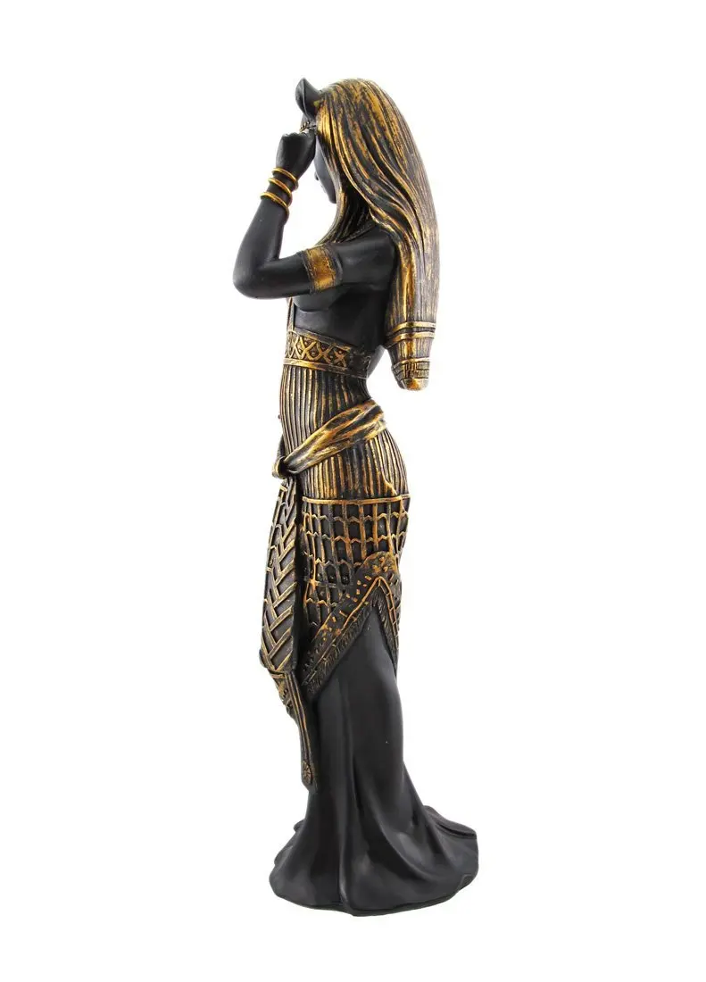 10 75 Inch Flirty Bastet Egyptian Mythological Goddess Statue Figurine Buy Resin Statue Resin