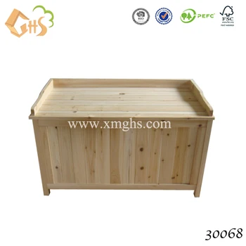 Outdoor Wooden Garden Storage Box - Buy Outdoor Wooden Garden Storage