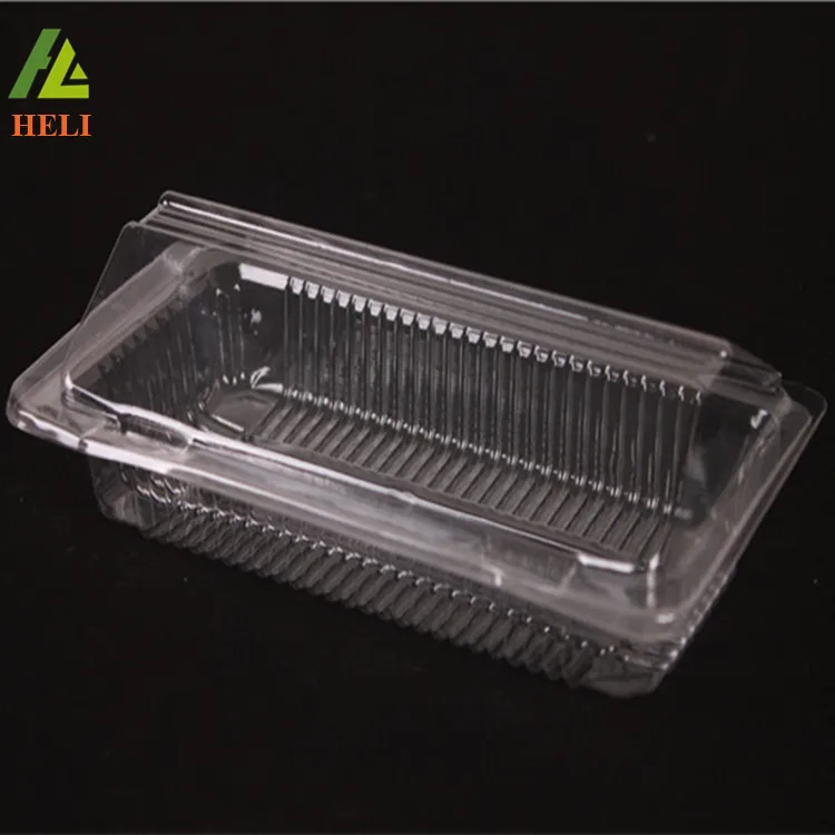 폴더 형 투명 플라스틱 덩어리 케이크 상자 포장 Buy Plastic Loaf Cake Box,Clear Pet Cake