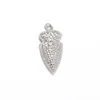 Wholesale Necklace Jewellery Pendants Rhodium Plated Jewelry Arrow Head Pendant For Jewelry Making