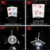 Rotating & triangle acrylic table menu stand for restaurant, acrylic menu display wholesale