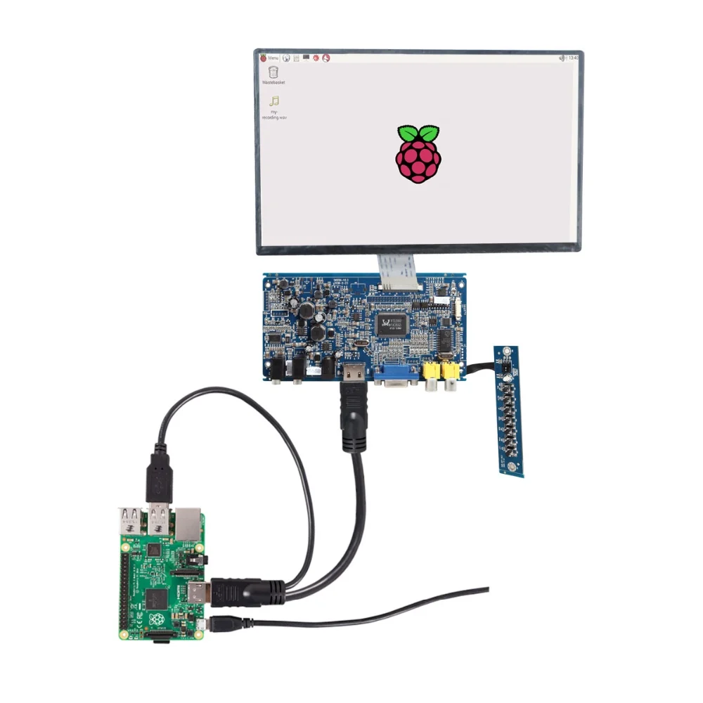 Raspberry Pi Lcd 10 Inch Skd Module With Ips 102x4600 Resolution Buy 2860