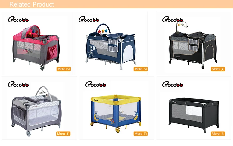 Antique multifunction baby crib bed baby cot with mosquito net and changing table