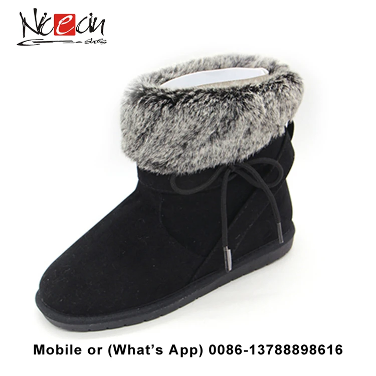 grey fuzzy boots