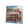 Mechanical DPDT Power Symbol Plastic High Round Button Waterproof Electric Push Button Switch with leds