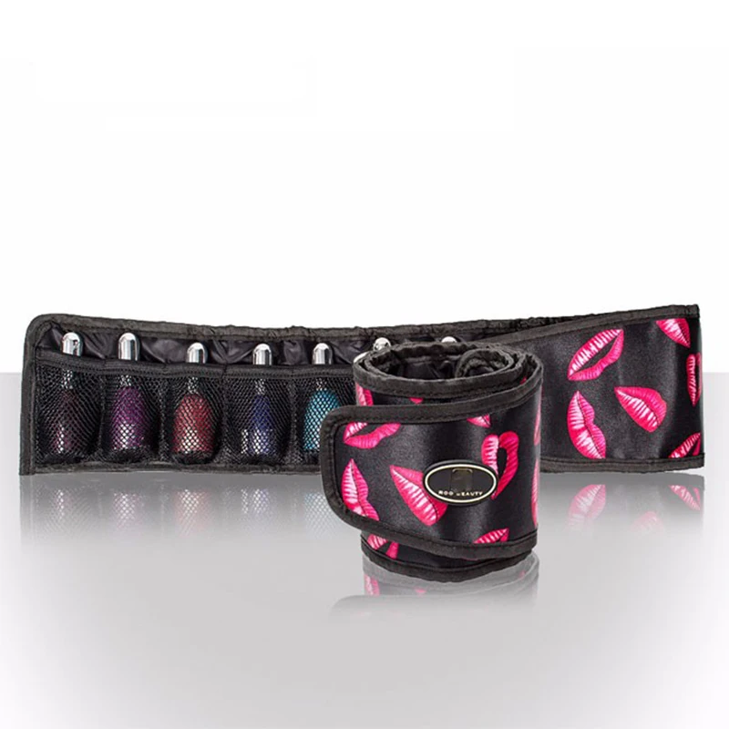 Custom Rolling Up Cosmetic Nail Polish Bag,Roll Up Essential Oil Bag