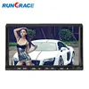 Cheap 2 din 7 inch dvd vcd mp3 mp4 player with ATV for car