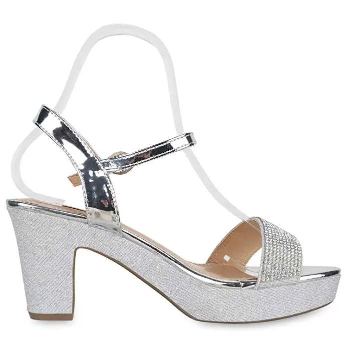 Mayor Plataforma Zapatos Al Compre Venta De Con Por Fiesta Plateados stQdhrC