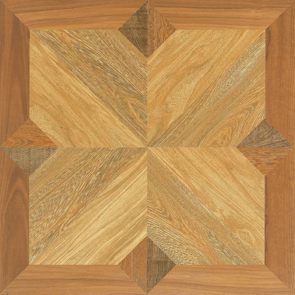 Antideslizante De Piso De Baño De Madera De Diseño En Flor 60x60 - Buy