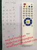 High quality Gray 31 Keys RM008-T REMOTE CONTROL TV CARD with code picture