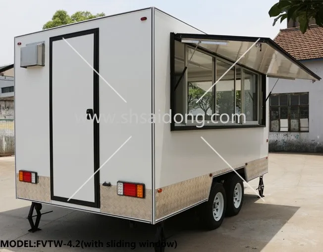 Sliding Window Mobile Food Truck Ice Cream Truck Snack Food Sale Cart View Food Truck Saidong Product Details From Shanghai Saidong Mechanical