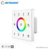 Skydance T14 DMX master 4 zone wall mounted led touch panel dimmer switch and DMX 512 master