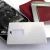 Blank USB Card Custom logo Business Card Memory Stick slim card shape USB for Computers