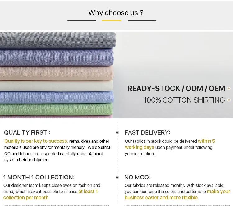 Skygen OEM wholesale plain weave silky solid color 100 gsm white cotton poplin fabric for shirt dress