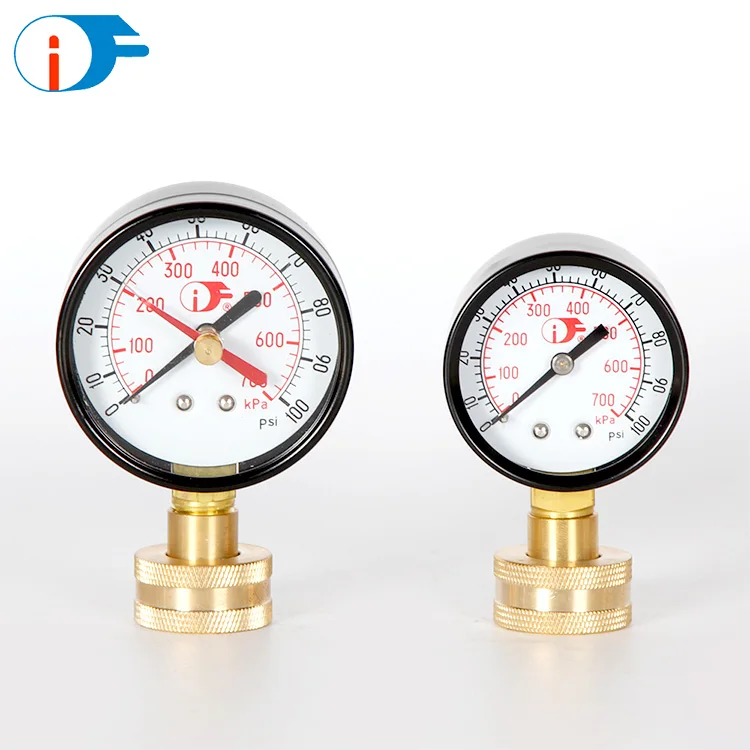 water test pressure gauge